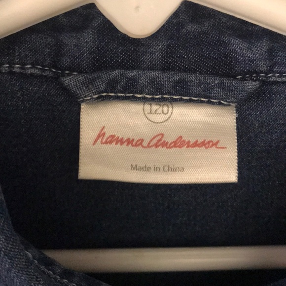 Boys denim, long sleeve button down shirt - Picture 2 of 2